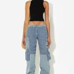 John Elliot Parachute Cargo Pants - Washed Navy